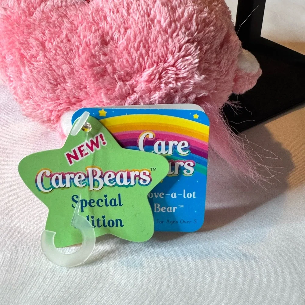 Care Bears Love-a-Lot Bear Special Edition Fluffy Lil’ Bear Series 2 NWT